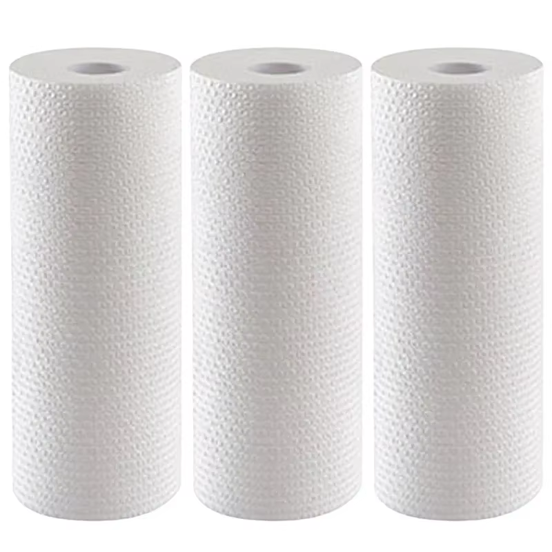 Essuie-tout de cuisine lavables, double usage (sec et humide), chiffon de nettoyage jetable, papier