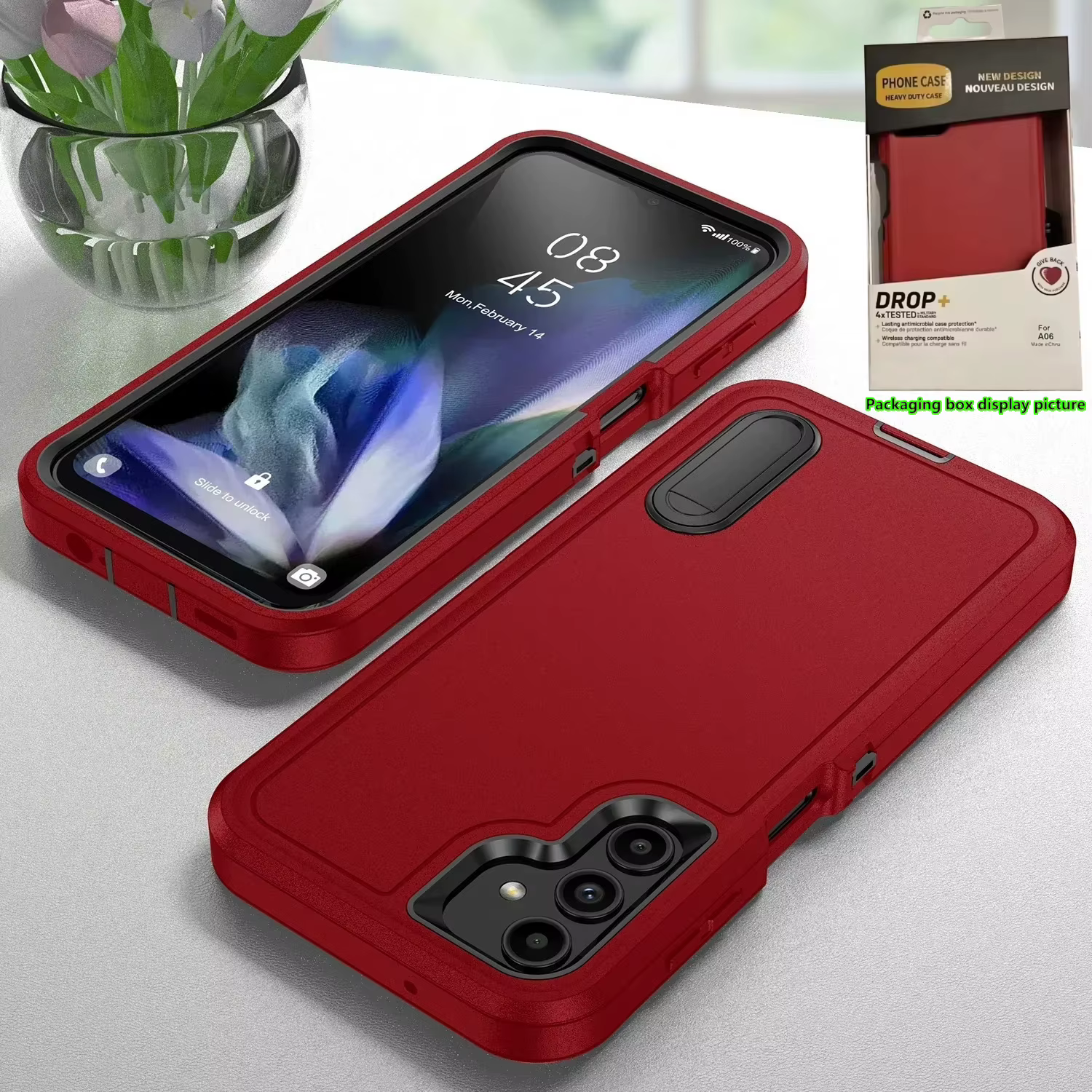 Étui de protection robuste OTT Armor Defender pour Samsung Galaxy A17 A07 A56 A36 A26 A16 A06 A15 A5