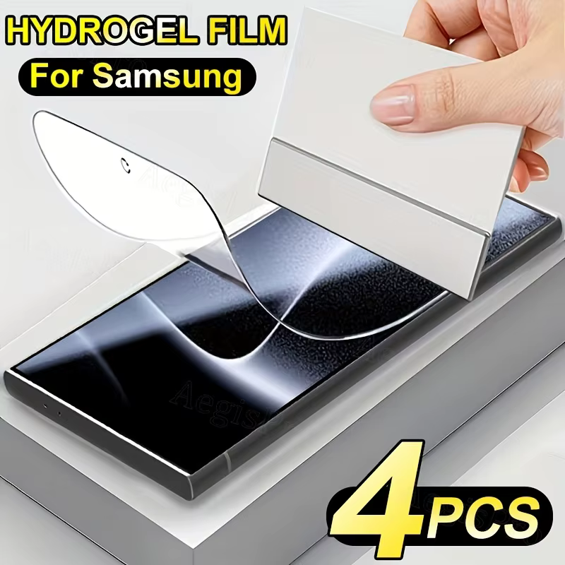 Protection d'écran en Film Hydrogel, 4 pièces, pour Samsung galaxy S26/S26 Ultra/S26 Plus, couvertur