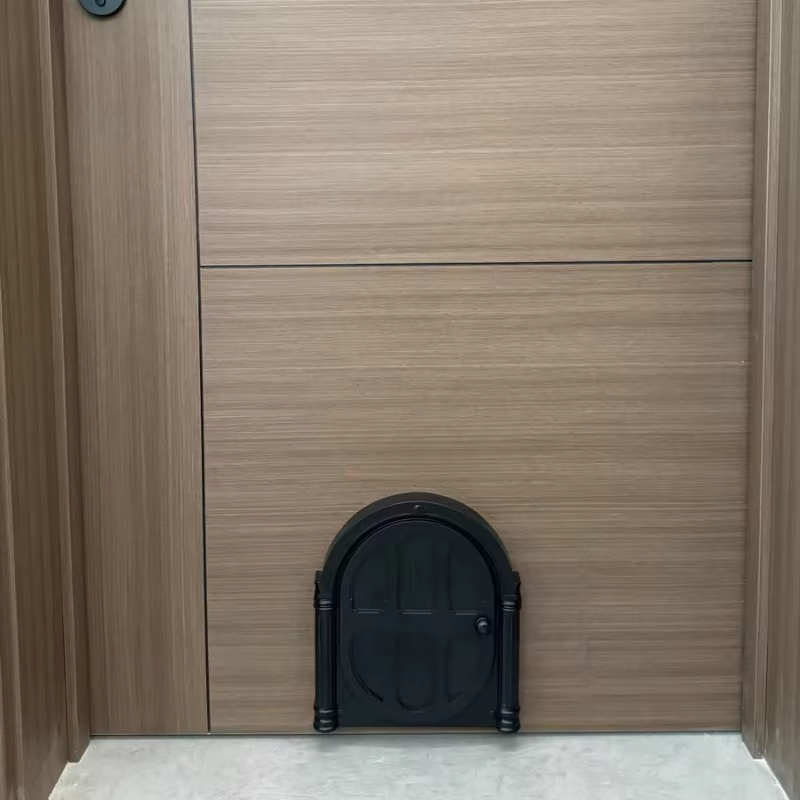 Porte pour animaux de compagnie en ABS, porte pour chat, porte pour chien, entrée et sortie sécurisé
