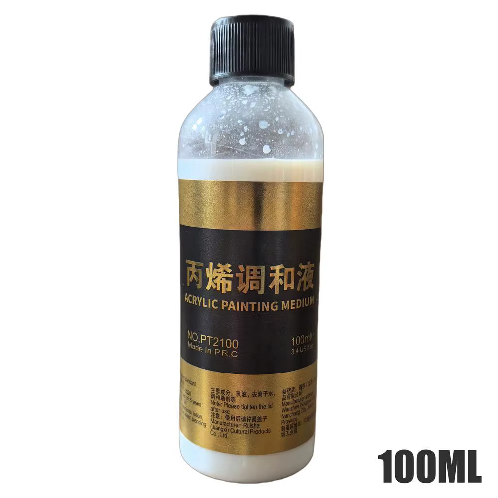 Peinture acrylique 100 ml, mélange spécial, diluant liquide pour pigments acryliques, diluant pour p