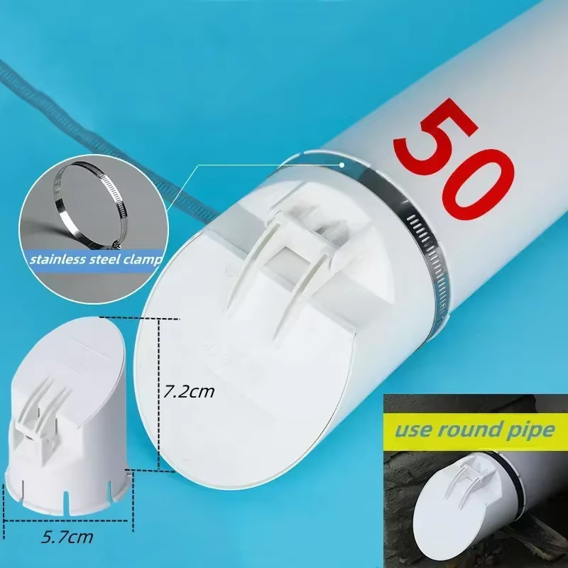 Bouchon de couverture de tuyau de pluie anti-reflux, 50-160mm, proximité au sol, anti-odeur, anti-in