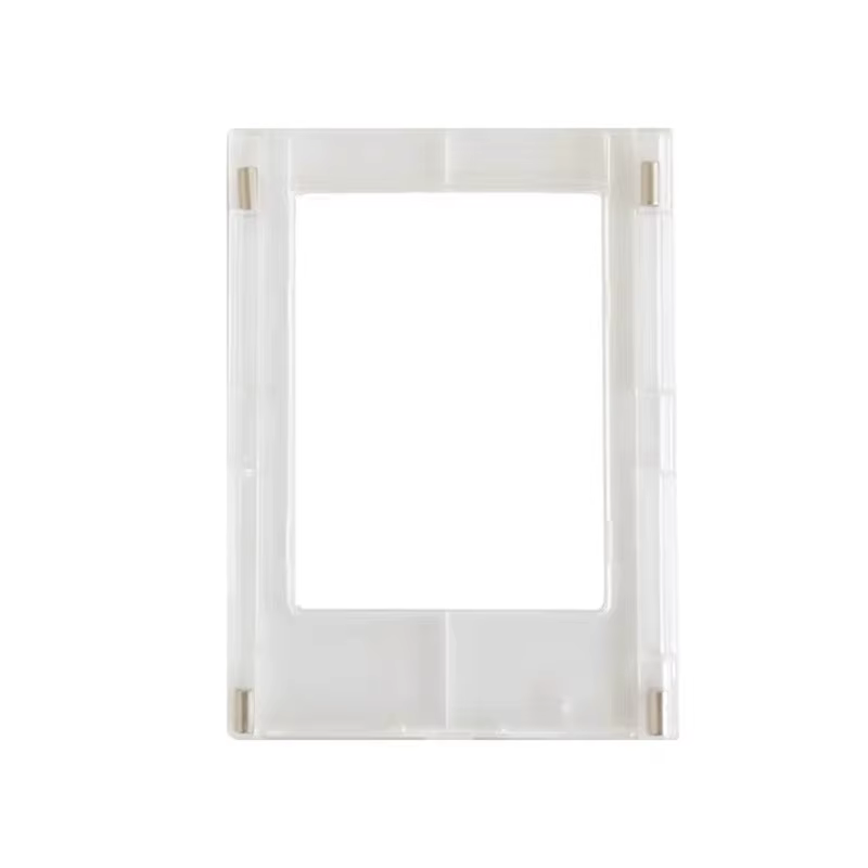 Cadre Photo de Testeur Minimaliste de 3 Pouces, avec Carte Acrylique Transparente Magnétique, Adapté