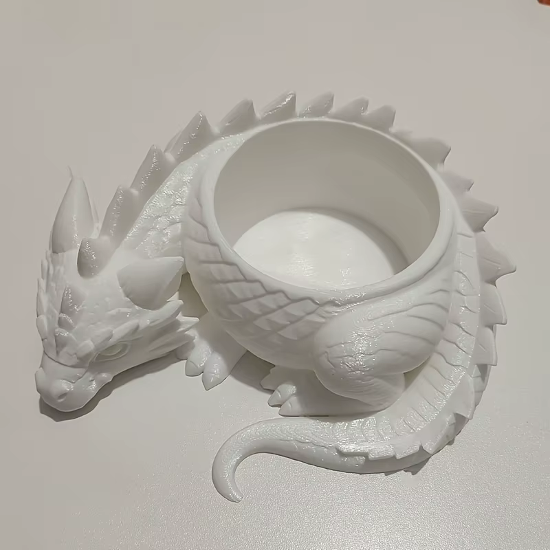 Pot de fleurs protecteur en forme de dragon rêveux, pot de fleurs créatif pour plantes succulentes,