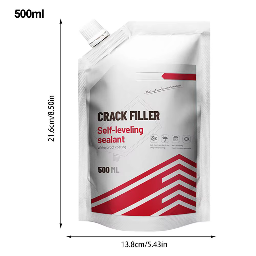 Colle de calfeutrage pour sol de toit, 500ml, pour remplissage de joints en béton, scellant de fissu