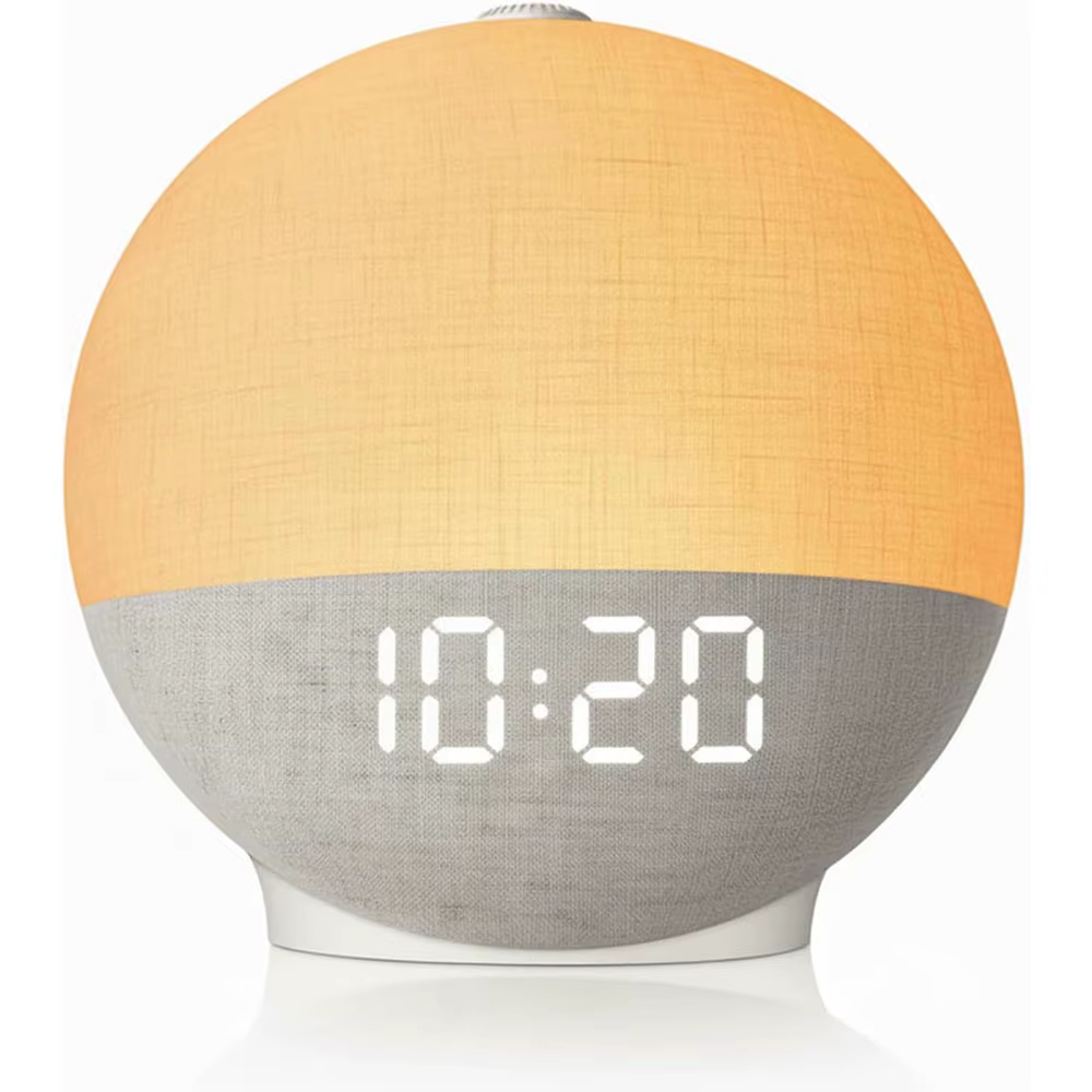 Réveil lumière lever du soleil réveil bruit blanc Machine sonore haut-parleur Bluetooth couleur chan