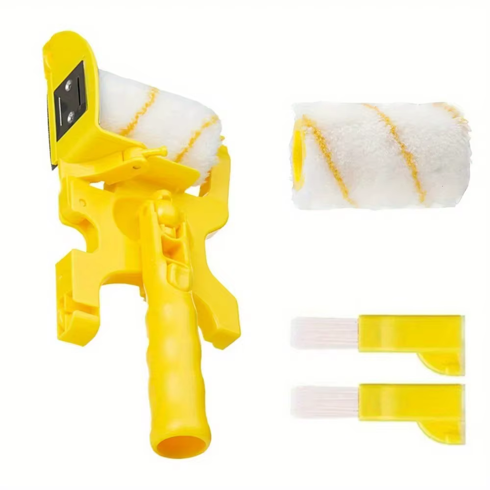 Ensemble de manchons de rouleau de pinceau à peinture, brosse d'angle multifonctionnelle, rouleaux d