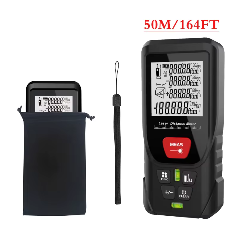 Télémètre Laser 50M/100M/120M/150M/200M, ruban à mesurer numérique, télémètre de précision avec Dist