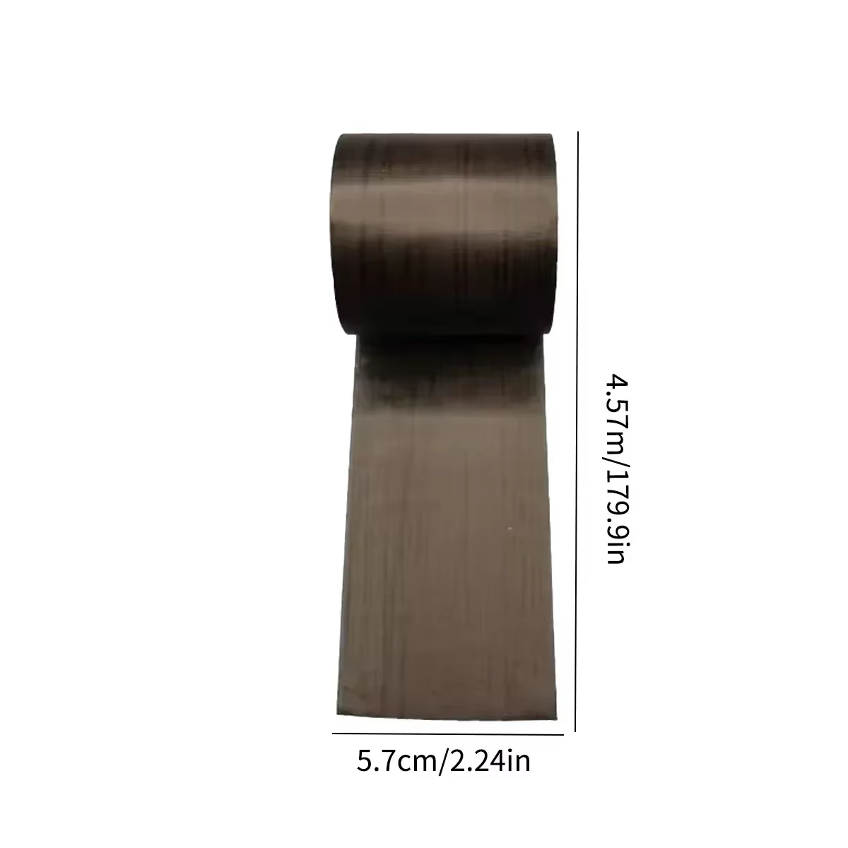 Ruban adhésif imitation bois réaliste 4,5 m/rouleau pour rénovation de sols, plinthes et décoration 