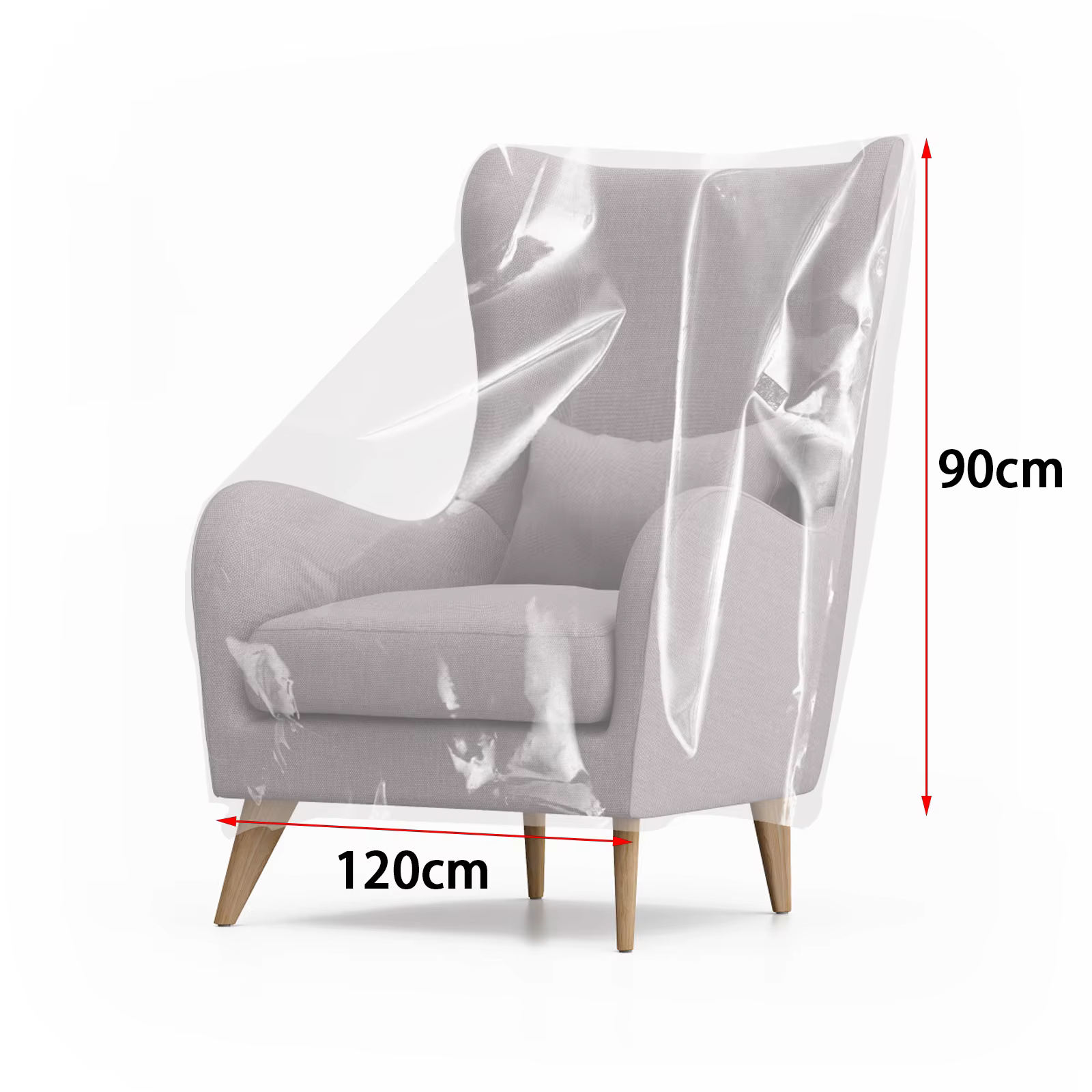 Housse de canapé en plastique pour animaux de compagnie, transparente, anti-rayures pour chat, imper