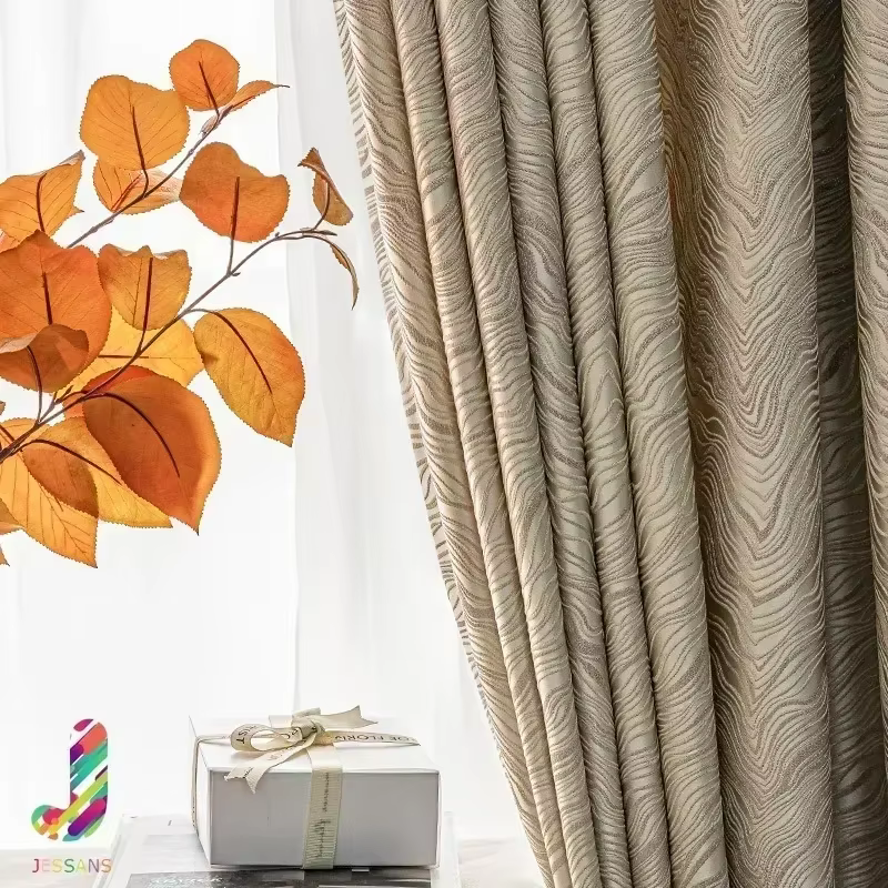 Rideaux occultants de haute précision pour salon et chambre à coucher, nouvelle optique, rideau jacq