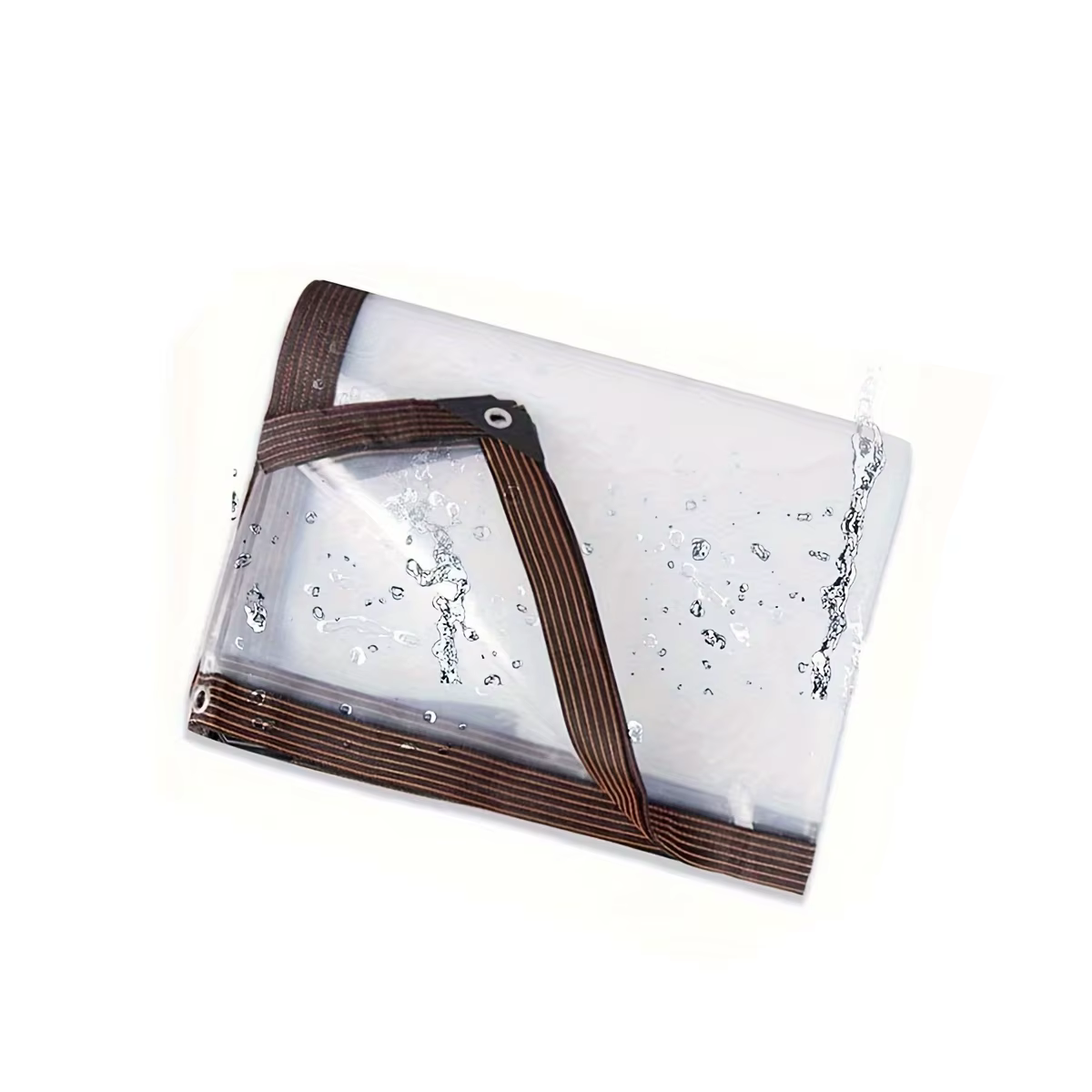 Housse de protection transparente rectangulaire pour meubles, bâche transparente imperméable et coup