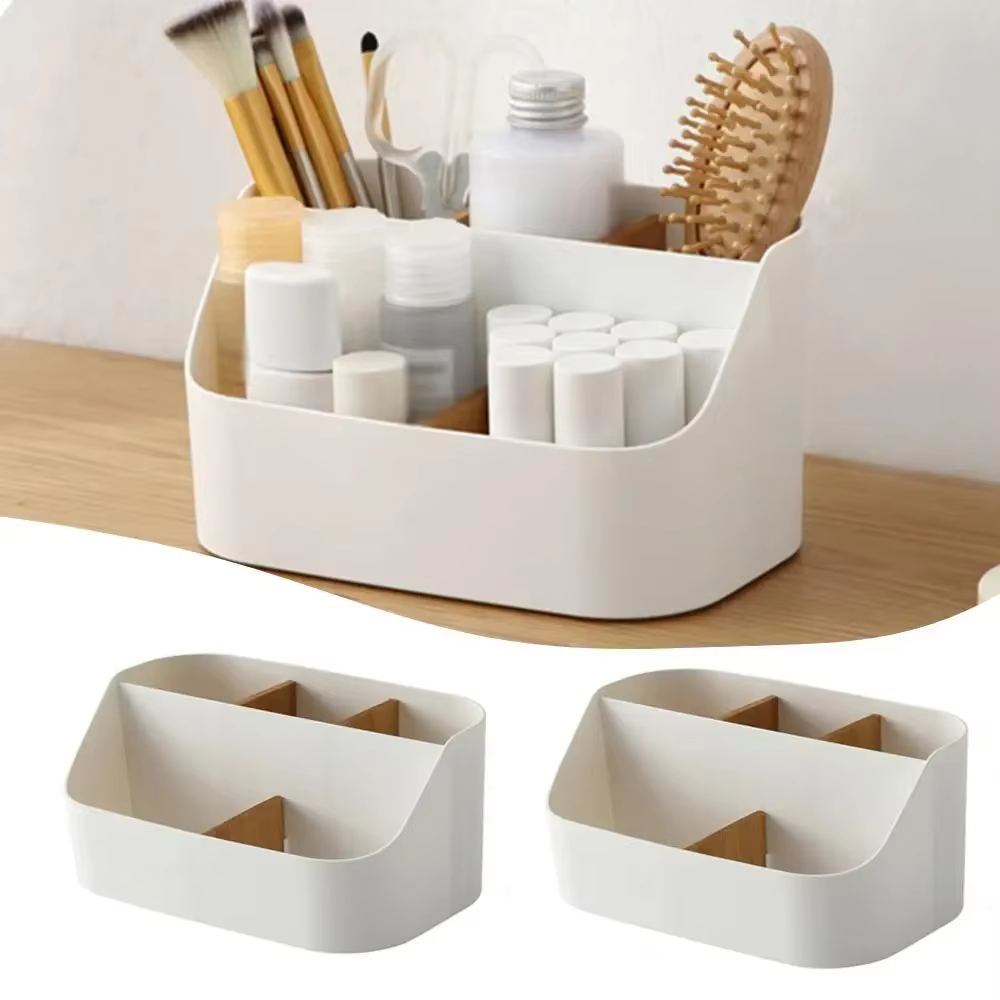 Boîte de rangement de bureau, boîte de fournitures de bureau, maquillage, cosmétiques, organisateur 