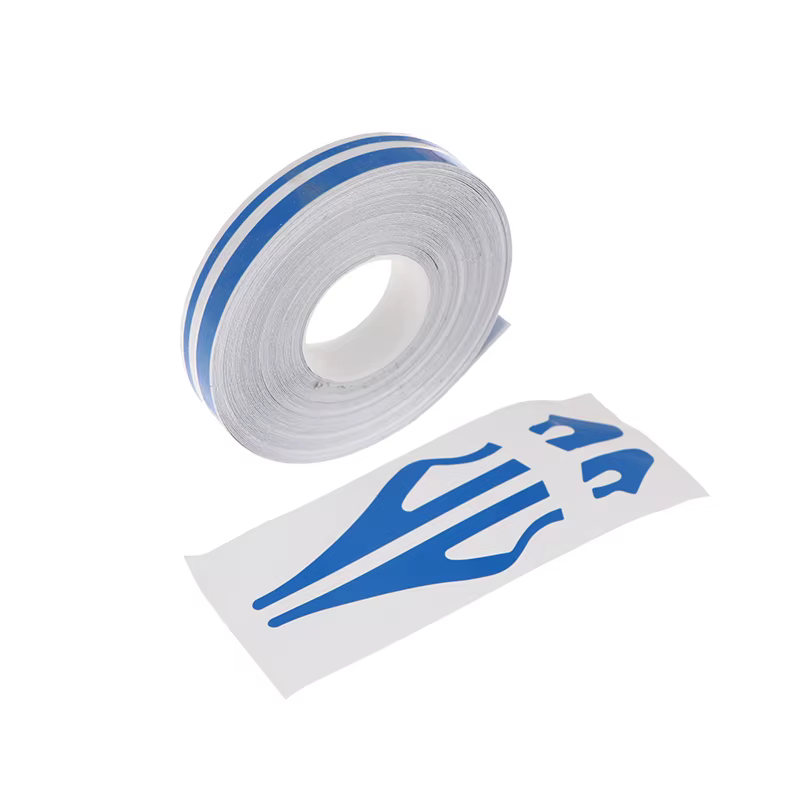 1 Rouleau de Bande Adhésive Vinyle Autocollante Double Ligne Couleur Unie pour Carrosserie de Voitur