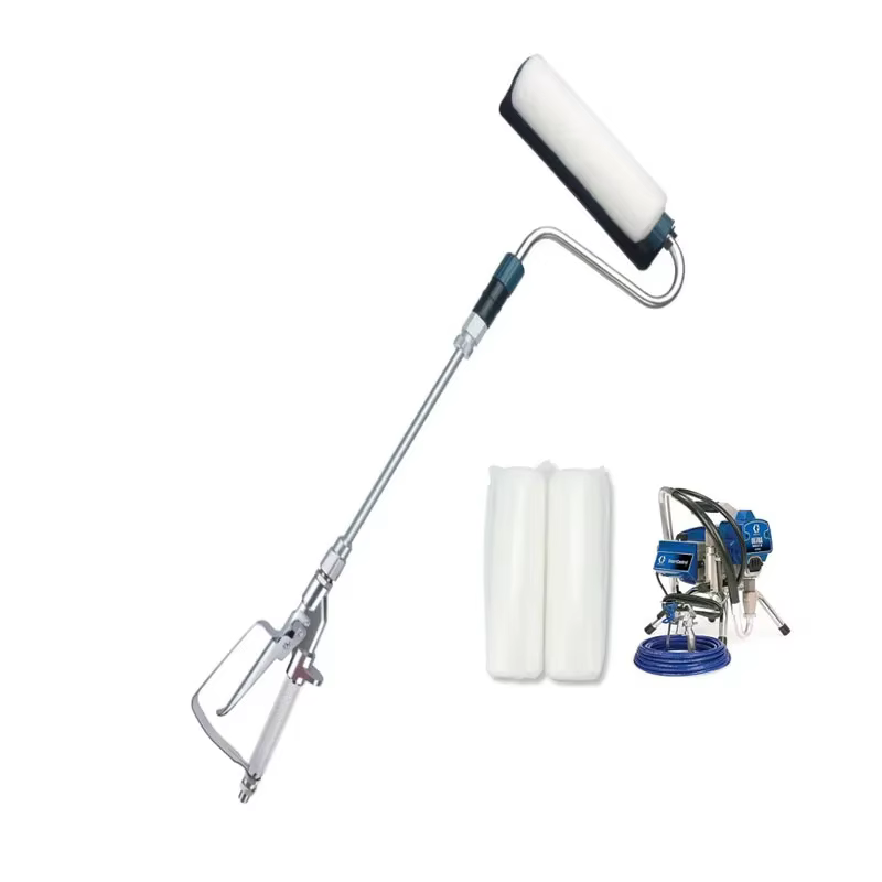 Pour Latex télescopique sans air rouleau de peinture brosse Machine Latex peinture mur brossage arte