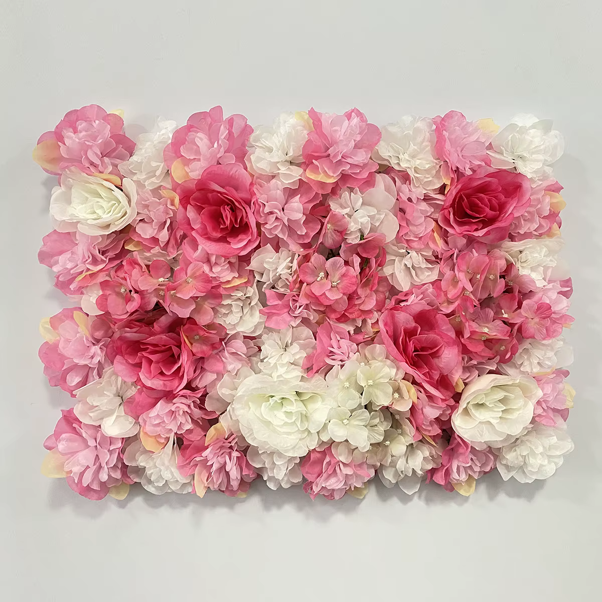 Toile de fond murale à fleurs, 4 pièces, panneaux muraux floraux 60x40cm, panneau de fleurs 3D pour