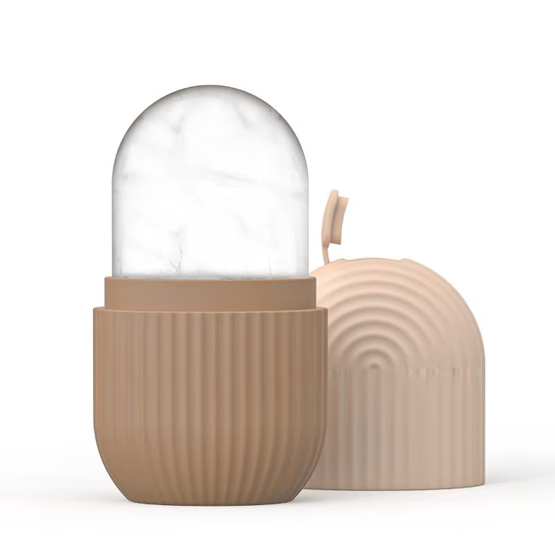 Rouleau de glace pour le visage, moule à glace en silicone pour massage beauté, pour les poches sous