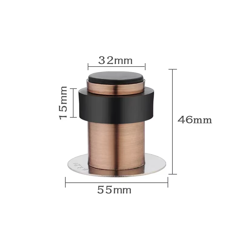 Butée de porte en caoutchouc, joints en acier inoxydable, produits de sécurité, Protection de sécuri