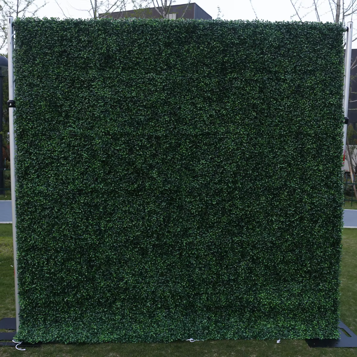 Uflower 3D blanc Rose tissu rideau fleur mur enroulable mariage toile de fond accessoires flore mur 