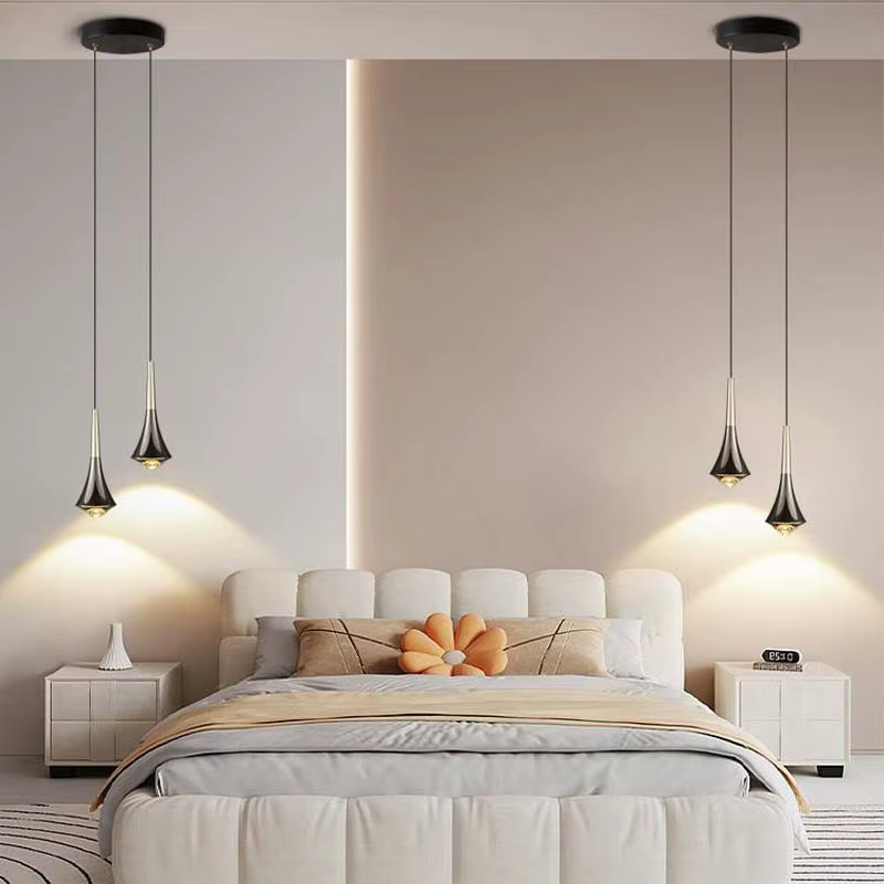 Plafonnier LED en frêne au design moderne, spectre complet, réglable, luminaire décoratif d'intérieu