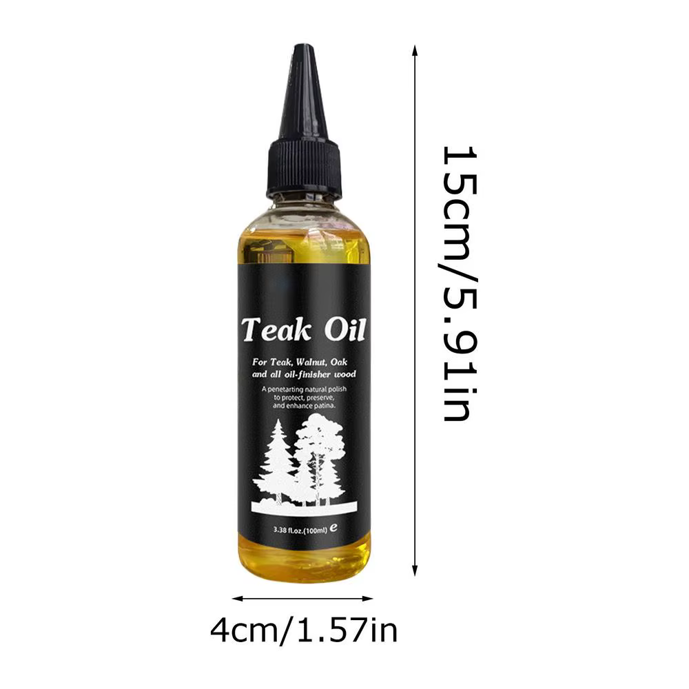 100ml Huile d'entretien et de polissage pour bois, pour usage extérieur et intérieur, bateaux, bancs