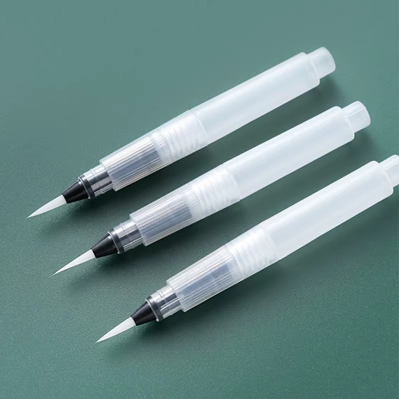 Ensemble de 3 stylos à eau rechargeables, pinceau en nylon, stylo à encre aquarelle pour peinture, r