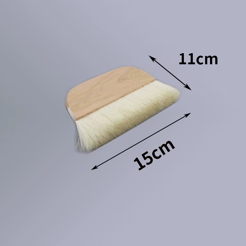 Grande brosse pour peinture murale, poils, rangée de poils, brosse d'art, brosse de nettoyage en boi