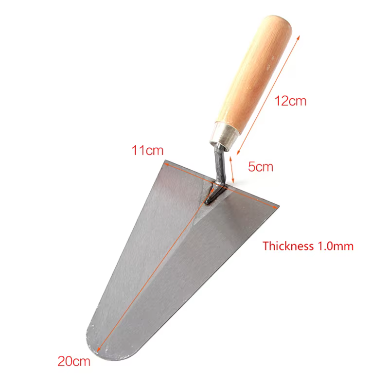 Outil manuel de plâtrage de mur de béton en acier inoxydable, truelle de finition, spatule, outils d
