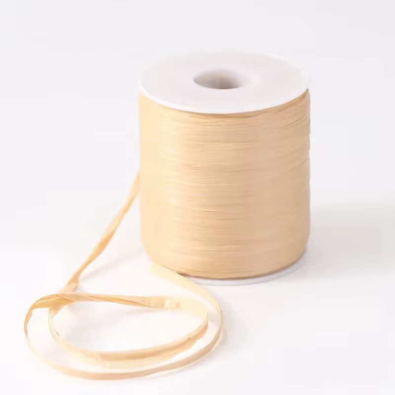 Rouleau de corde de Jute naturelle, 120 m/rouleau, ruban artisanal, fil de paille en raphia pour tri