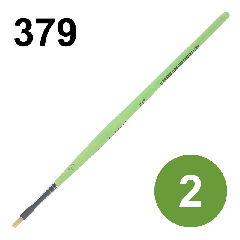 Pinceau de peinture artistique professionnel allemand Da Vinci, série FIT 375/379, synthétique élast