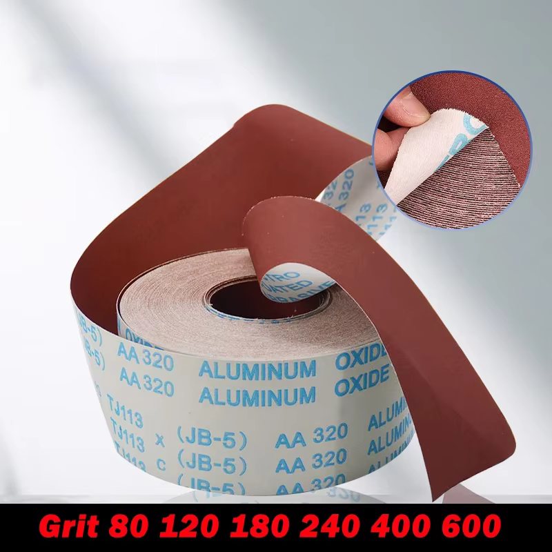Feuilles abrasives abrasives pour gril émeri, rouleau de papier abrasif, 4 en effet, 100mm de largeu