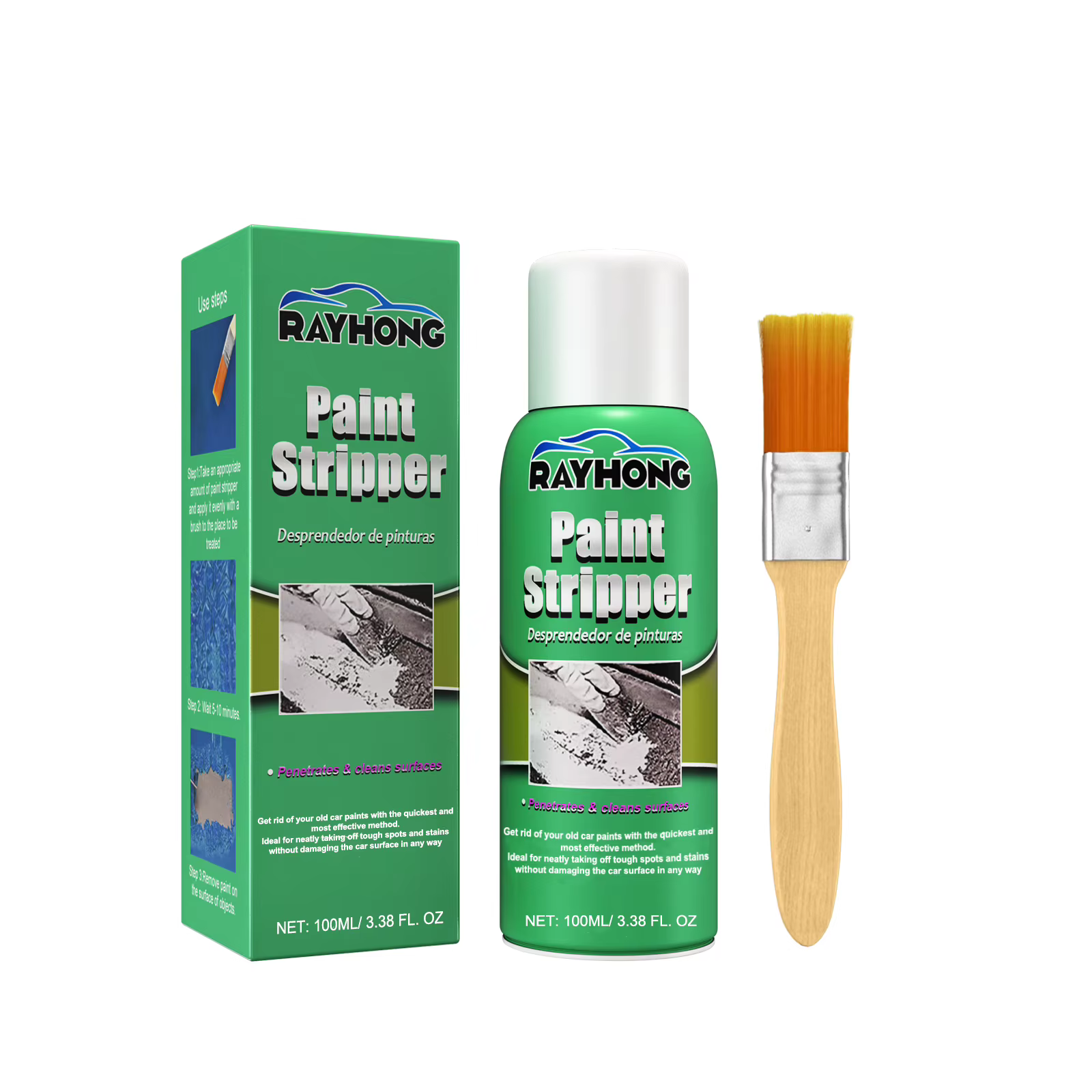 Dissolvant de peinture écologique: élimine les couches de peinture tenaces, décapage rapide de la pe