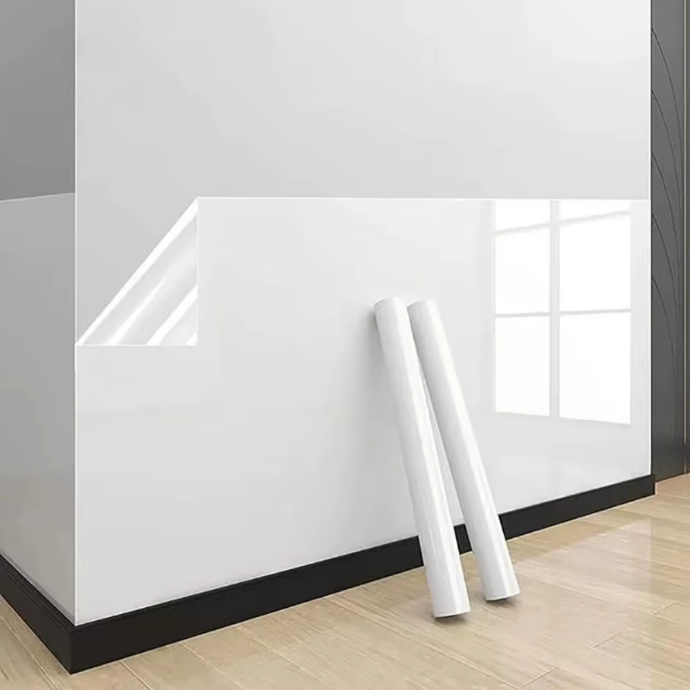 1 rouleau de papier peint transparent protecteur pour mur, carrelage, chambre à coucher, salon, déco