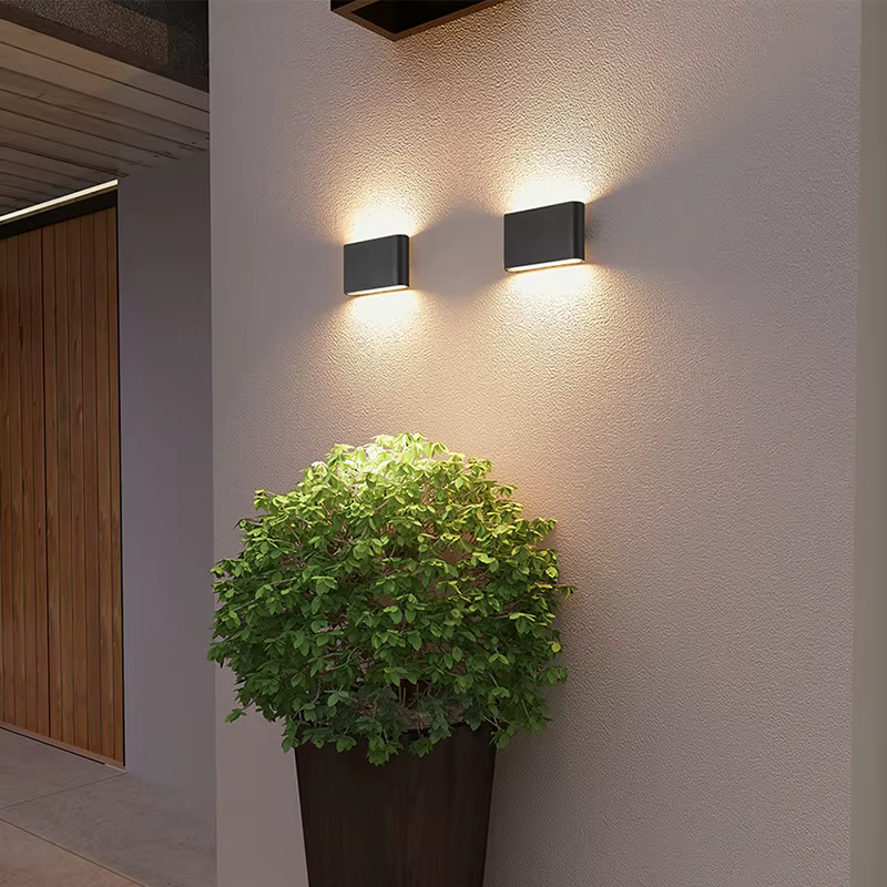 Applique murale nordique en aluminium, Style moderne, éclairage d'intérieur étanche IP65, éclairage 