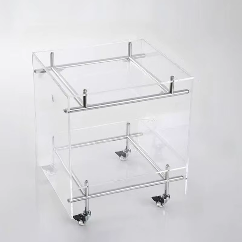 Table basse moderne Tables d'extrémité carrées minimalistes Table à thé créative Tables d'appoint en