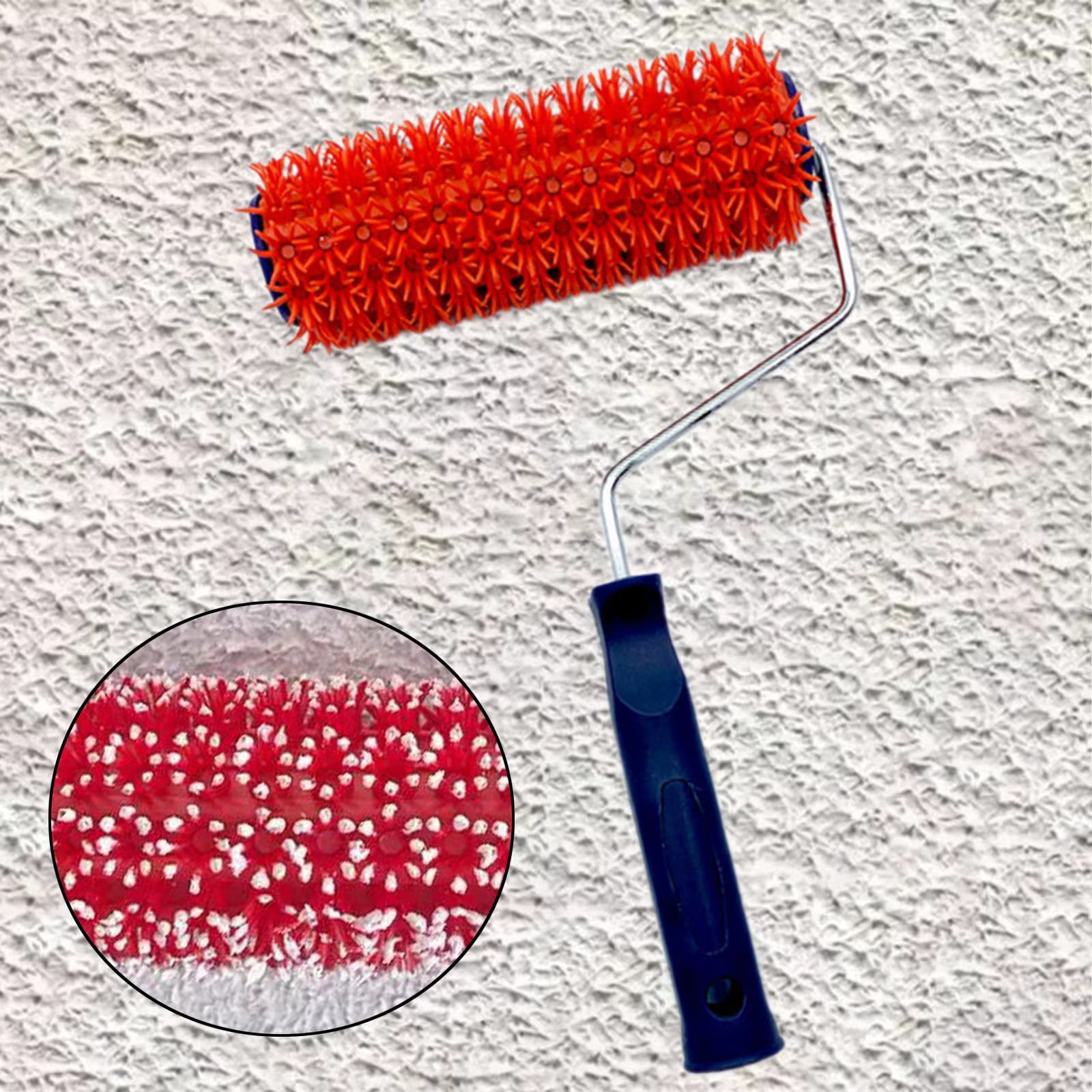 Rouleau à peinture à roulement fluide avec accessoire de poignée, brosse à peinture, outil de peintu
