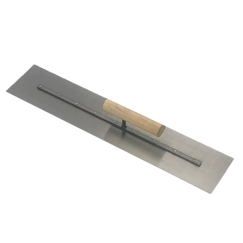 Truelle de plâtrage, truelle à ciment, truelle allongée de 50 cm, truelle pour cloisons sèches, fini