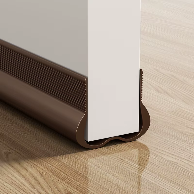 Bande d'étanchéité Flexible en PVC pour bas de porte, bouchon de tirage sous la porte, bande d'étanc