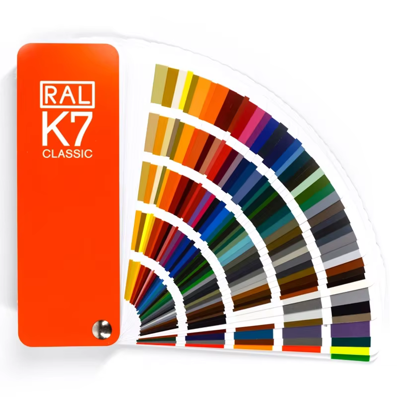RAUL-Revêtements de Peinture, Norme Internationale RAL K7, Carte de Couleurs