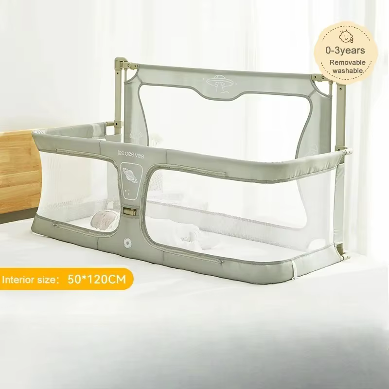 Lit de bébé pliable à double usage, Cuna de couchage pour nourrissons en bas âge, Protection de sécu