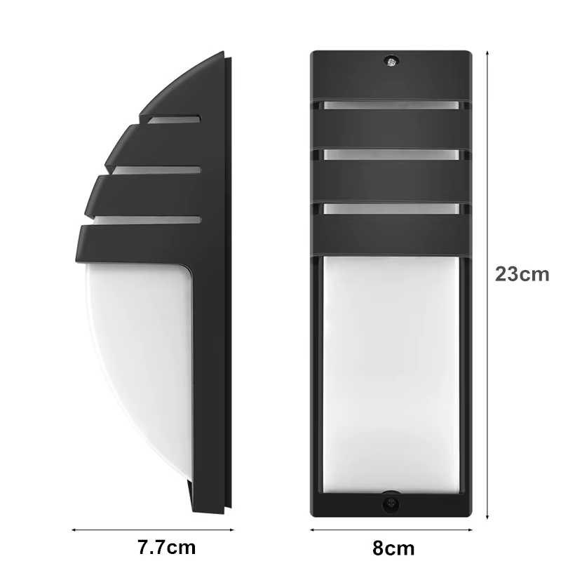 12W applique extérieure 110V 220V applique balcon jardin clôture cour porche lumière intérieure salo