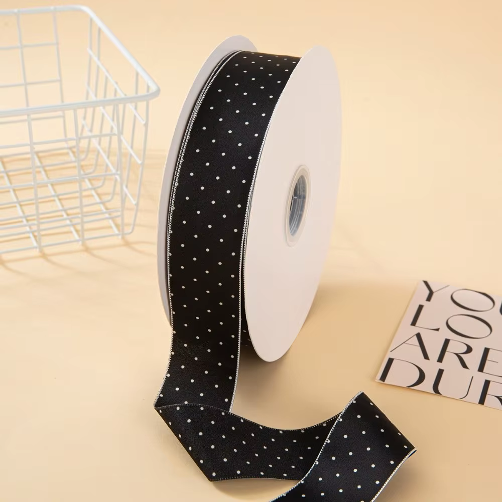 Accessoires faits à la main, ruban de soie de 10 mètres, 4 cm, pour emballage de cadeaux, bouquets, 