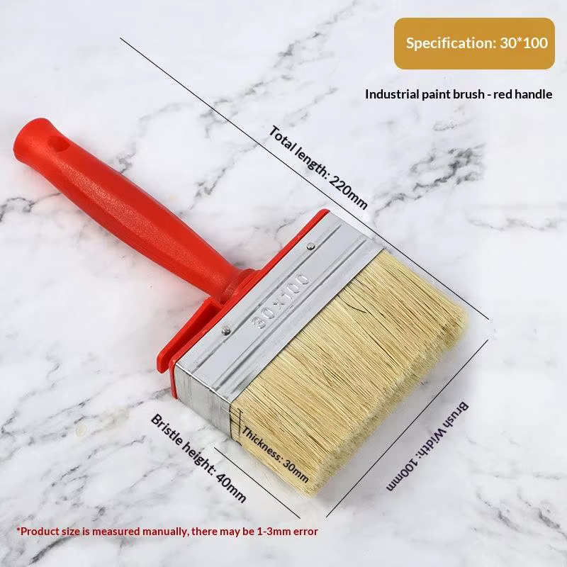 Pinceau à peinture à tête plate lisse pour peindre les murs, outils manuels économiseurs de travail,