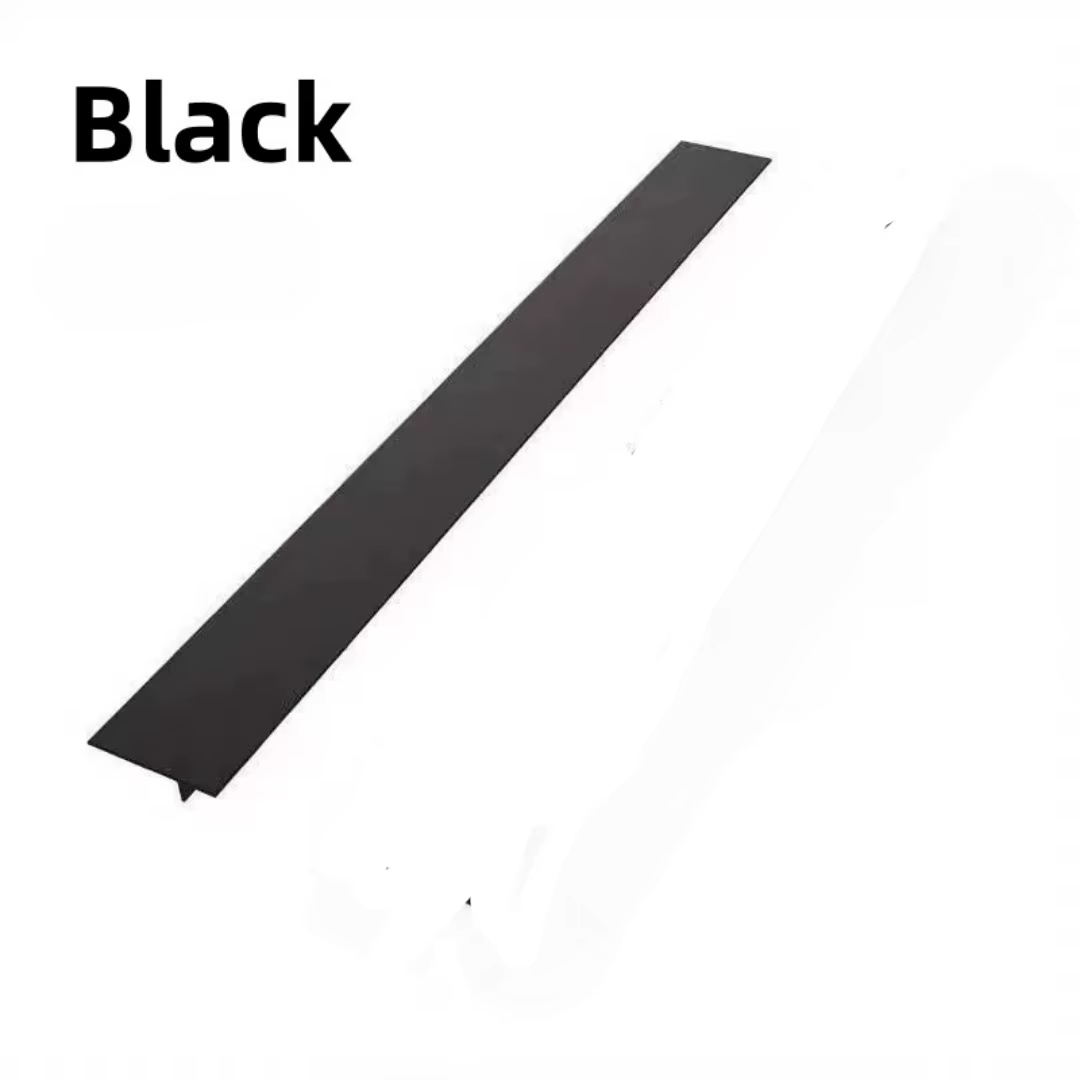 Bande d'encastrement d'écart en Silicone de 63cm, Anti-salissure d'huile, bande d'étanchéité en T ré