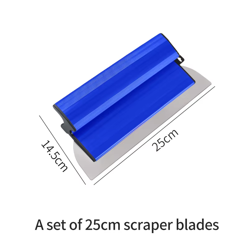 Spatule de finition pour plaques de plâtre 40/60/80 cm – Outil flexible pour le lissage des murs, la