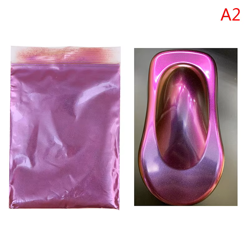 Peinture acrylique pigmentée caméléon, revêtement en poudre pour peinture de voiture, poudre caméléo