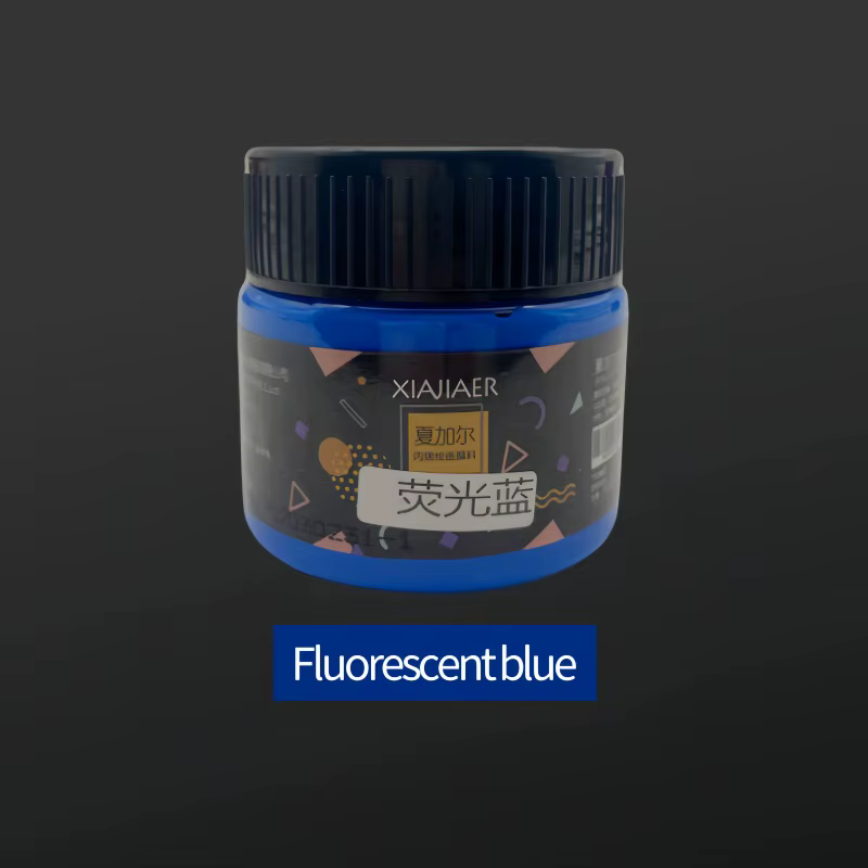 Pigment acrylique fluorescent Chagall 100ml – Jaune fluorescent, Orange fluorescent, Rouge fluoresce