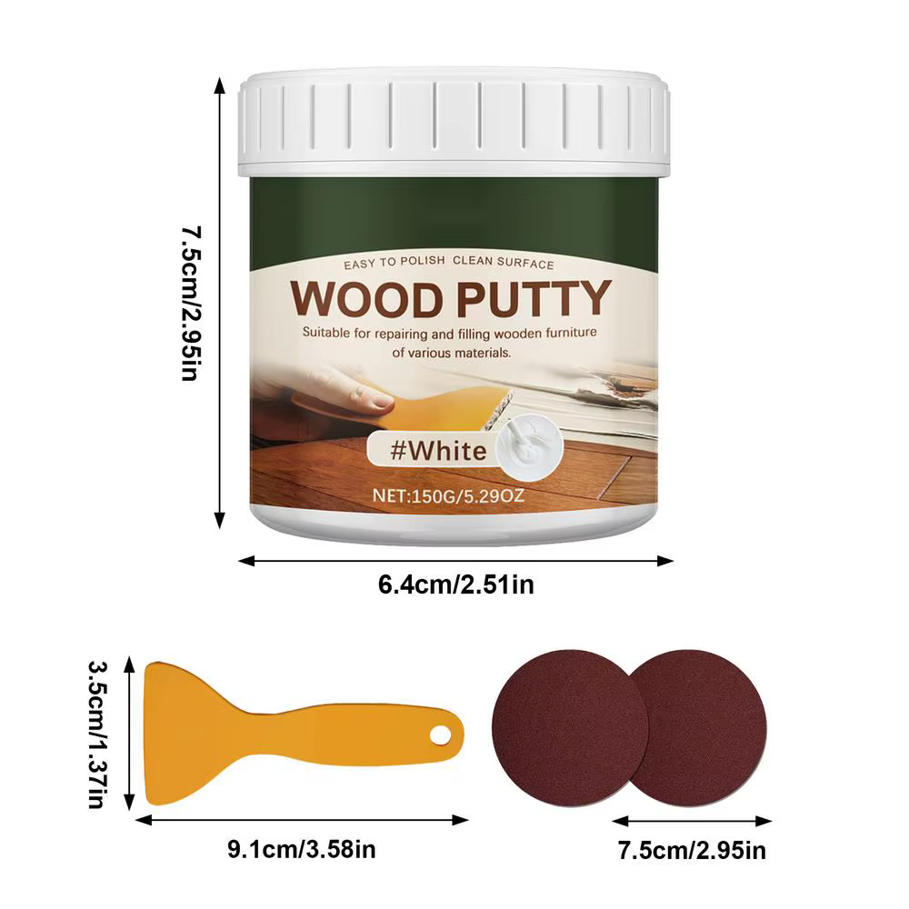 Mastic pour bois extérieur multi-usage, kit de réparation pour meubles en bois, mastic pour bois ext