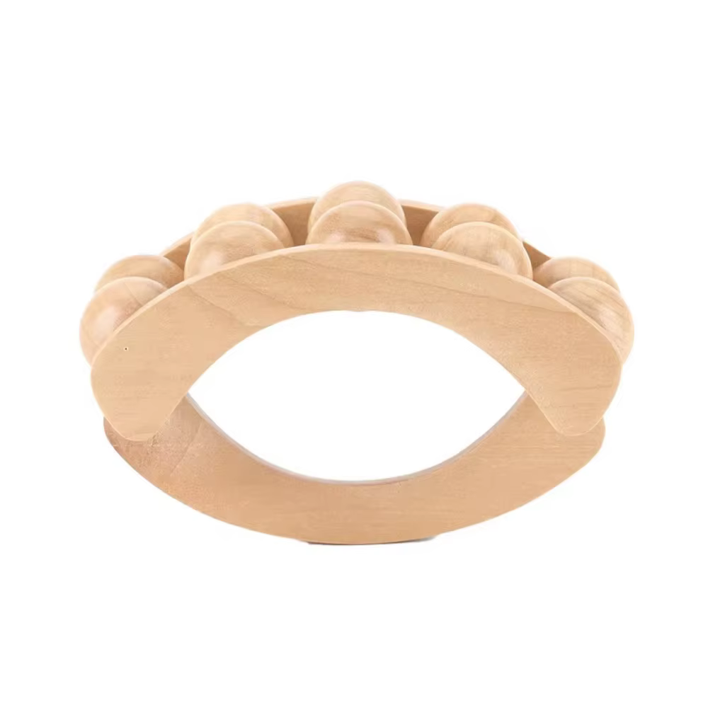 Rouleau de massage en bois naturel, outil manuel en bois, rouleau de drainage lymphatique, anti-cell