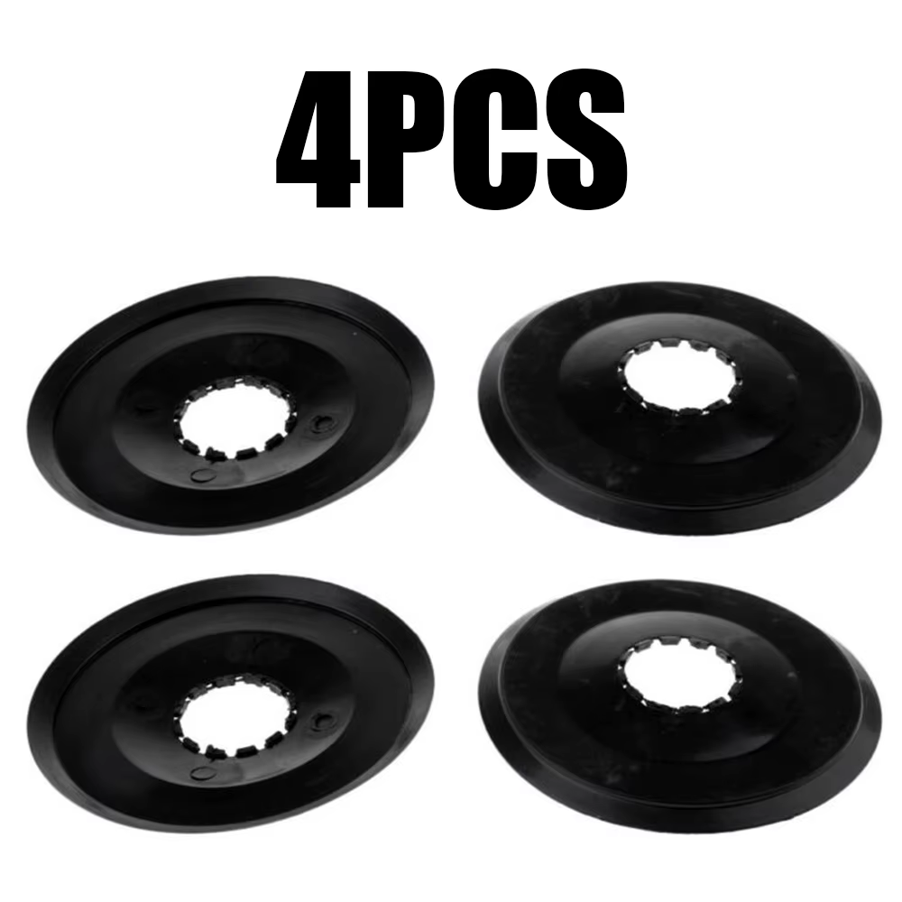 Protecteur de roue libre de vélo, 4 pièces, composants noirs, couverture de Protection des disques, 
